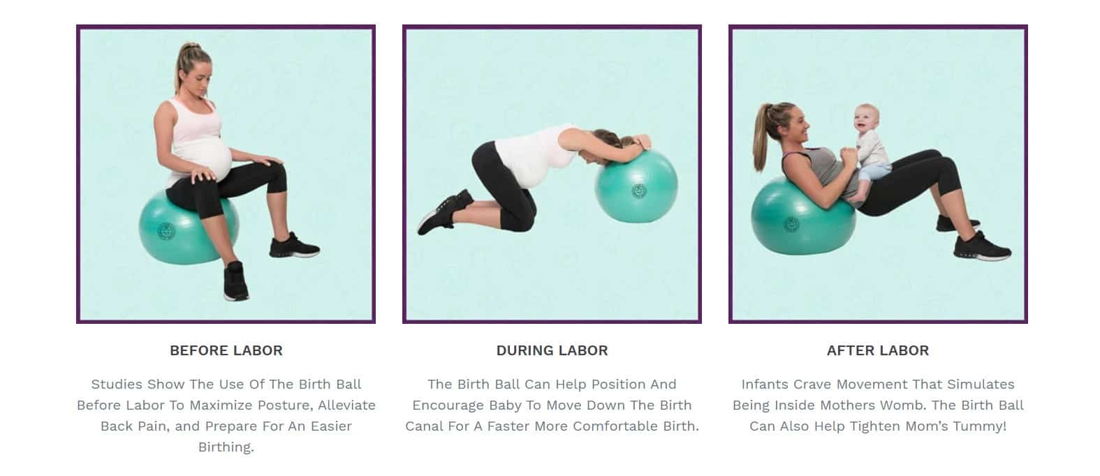 the birth ball for pregnant moms