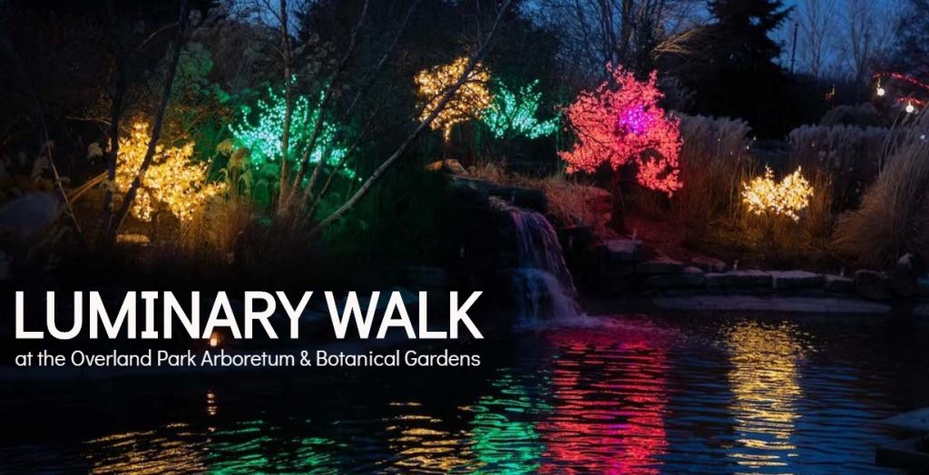 Holiday Luminary Walk at Overland Park Arboretum
