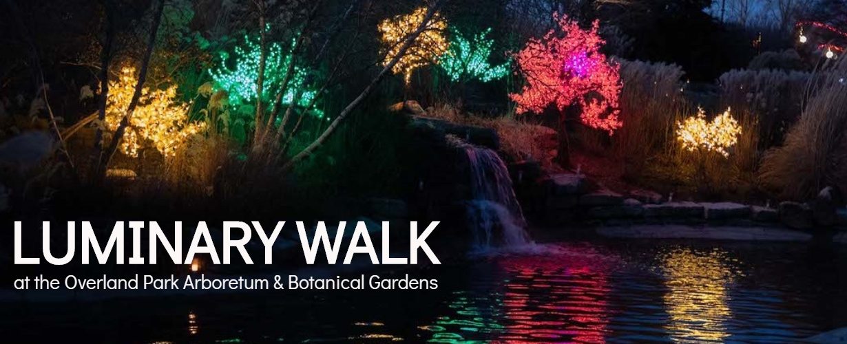 Holiday Luminary Walk at Overland Park Arboretum