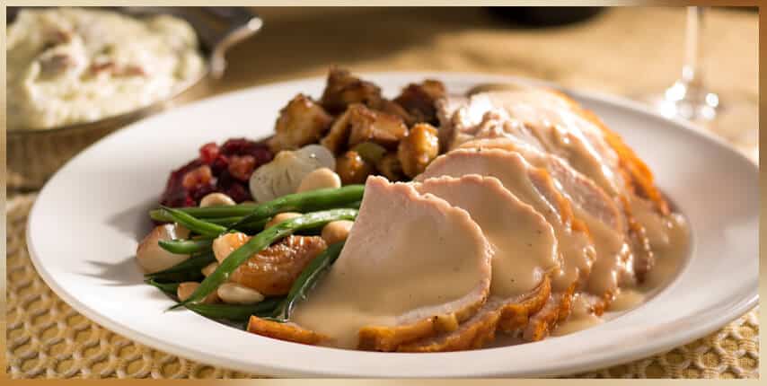 The Capital Grille Thanksgiving Meal