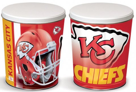 Chiefs-themed popcorn