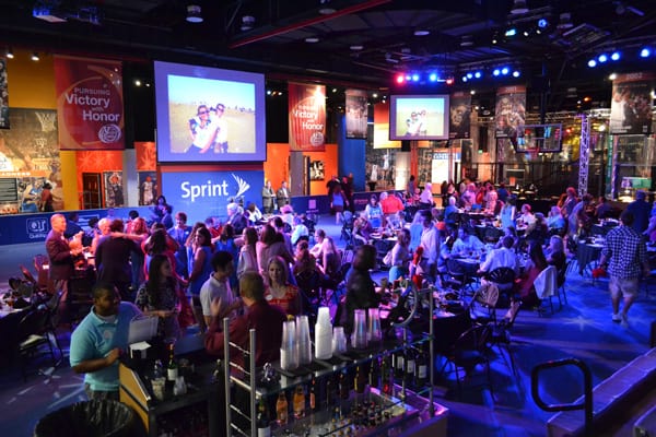 College Basketball Experience huge event space for private parties.