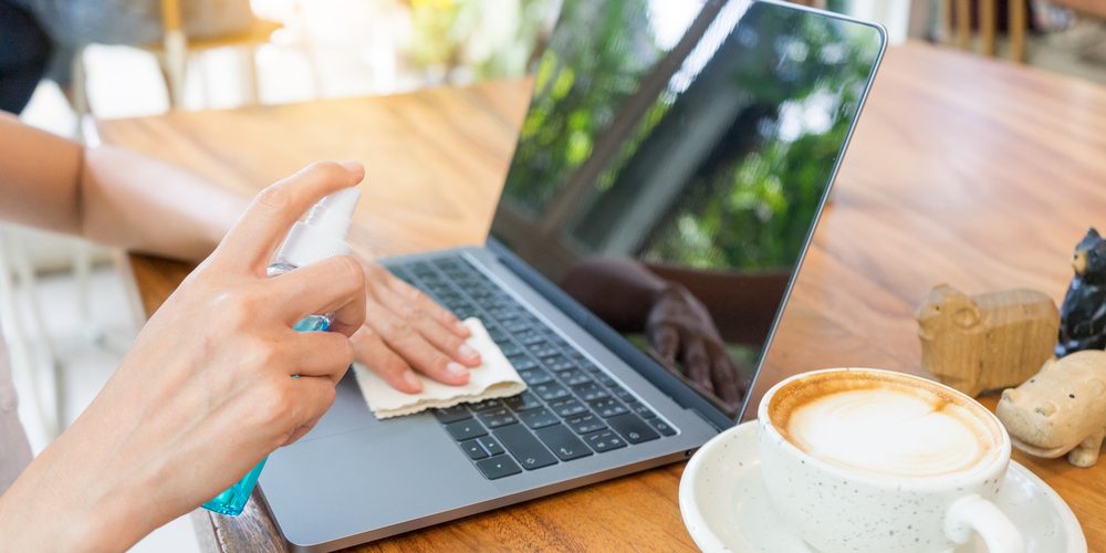 Disinfect your laptop