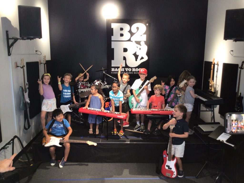 Music birthday parties at Bach to Rock