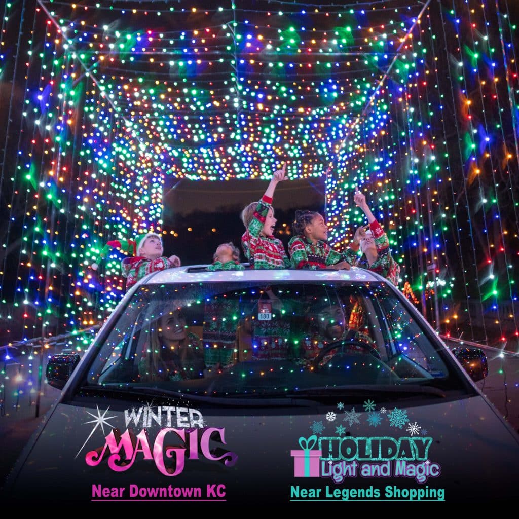 Winter Magic and Holiday Light & Magic Drive Thru Lights Shows in Kansas City