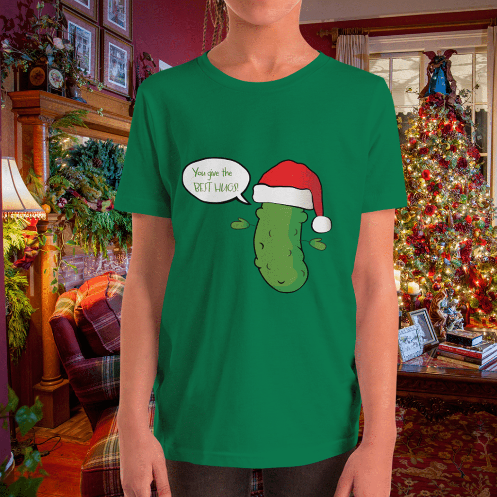 Pickle-themed shirt