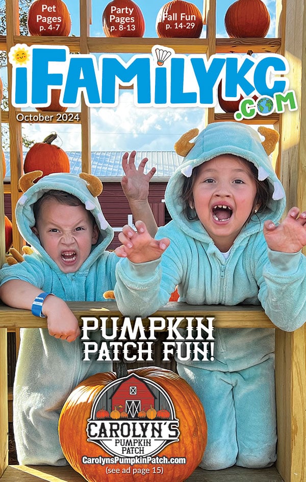 October 2024 iFamilyKC - iPetsKC Cover featuring Carolyn's Pumpkin Patch