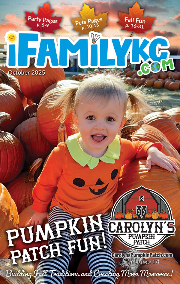 Oct cover iFamilyKC Carolyn's Pumpkin Patch 2025